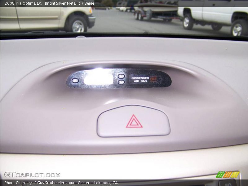 Bright Silver Metallic / Beige 2008 Kia Optima LX