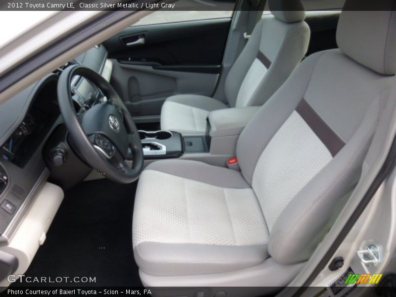 Classic Silver Metallic / Light Gray 2012 Toyota Camry LE