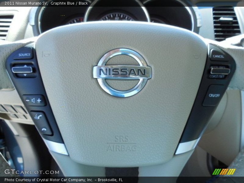 Graphite Blue / Black 2011 Nissan Murano SV