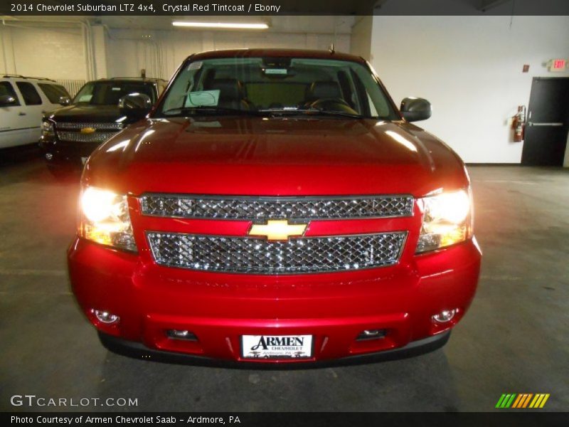 Crystal Red Tintcoat / Ebony 2014 Chevrolet Suburban LTZ 4x4