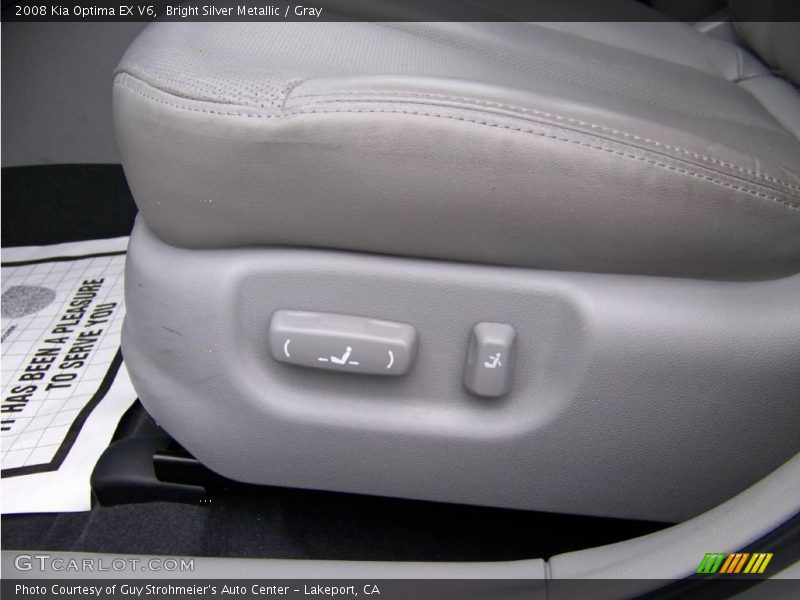 Bright Silver Metallic / Gray 2008 Kia Optima EX V6