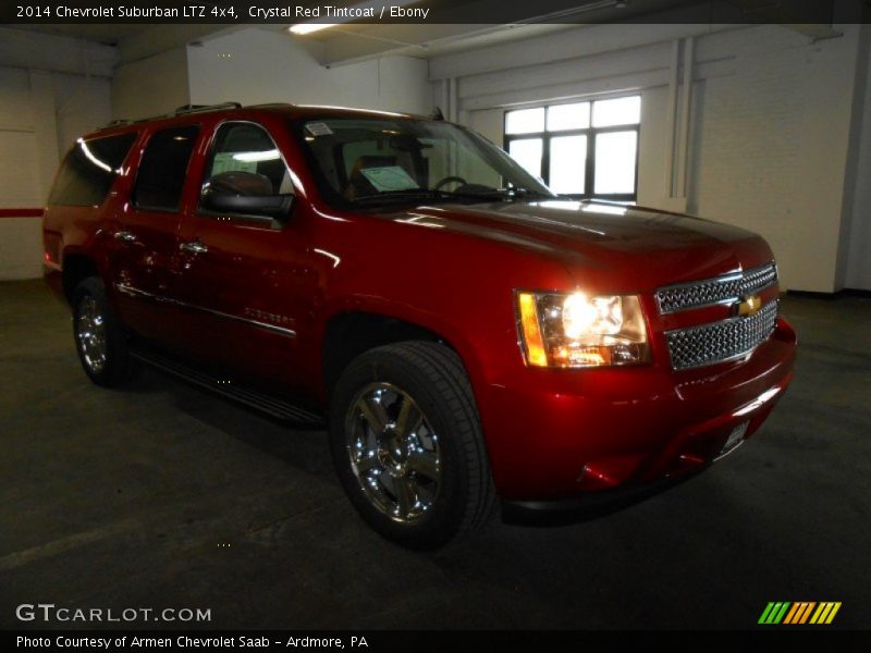 Crystal Red Tintcoat / Ebony 2014 Chevrolet Suburban LTZ 4x4