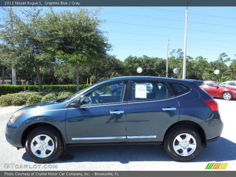 Graphite Blue / Gray 2013 Nissan Rogue S