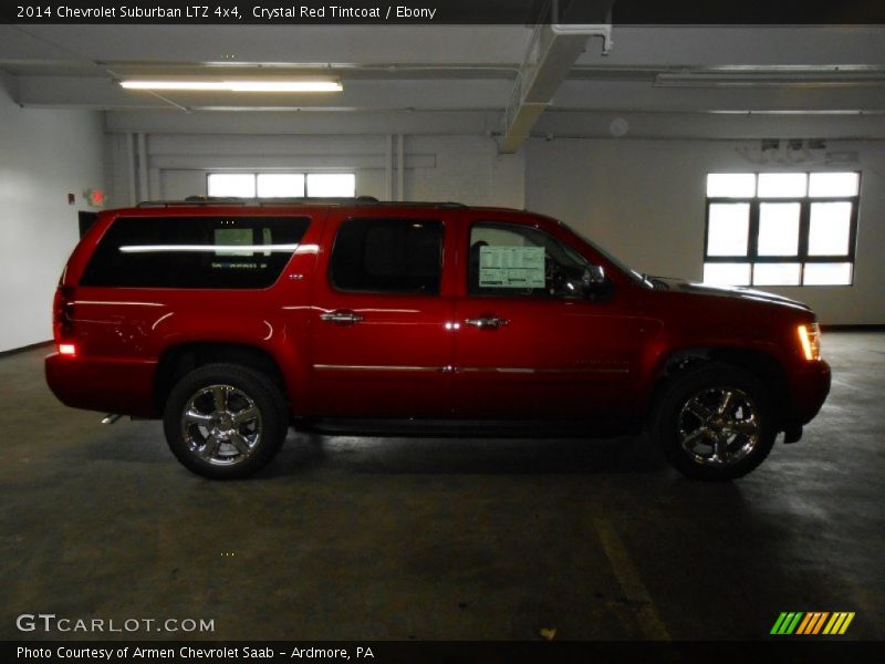 Crystal Red Tintcoat / Ebony 2014 Chevrolet Suburban LTZ 4x4
