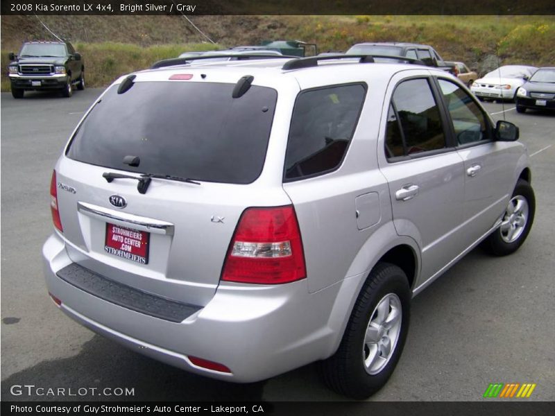 Bright Silver / Gray 2008 Kia Sorento LX 4x4