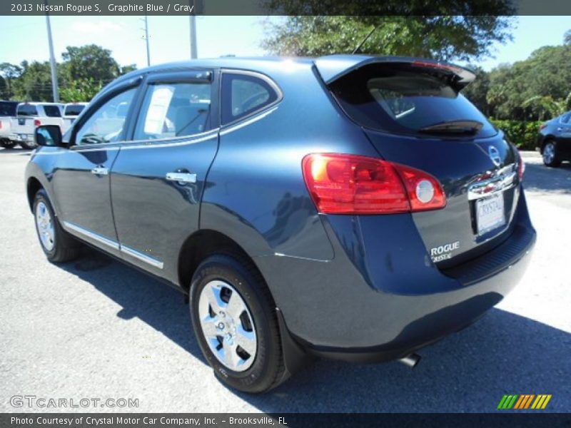 Graphite Blue / Gray 2013 Nissan Rogue S