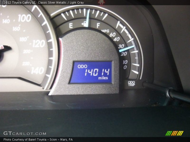 Classic Silver Metallic / Light Gray 2012 Toyota Camry LE