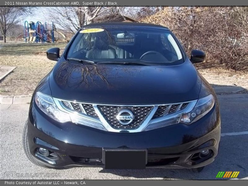 Super Black / Black 2011 Nissan Murano CrossCabriolet AWD