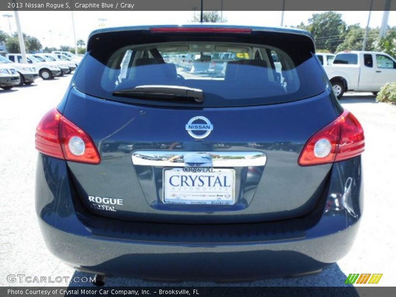 Graphite Blue / Gray 2013 Nissan Rogue S