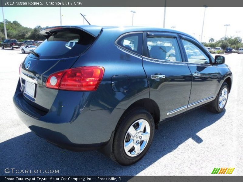 Graphite Blue / Gray 2013 Nissan Rogue S