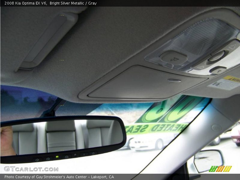 Bright Silver Metallic / Gray 2008 Kia Optima EX V6