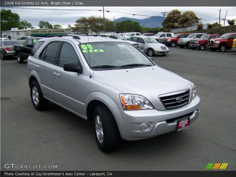 Bright Silver / Gray 2008 Kia Sorento LX 4x4
