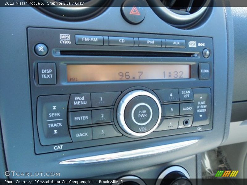 Graphite Blue / Gray 2013 Nissan Rogue S