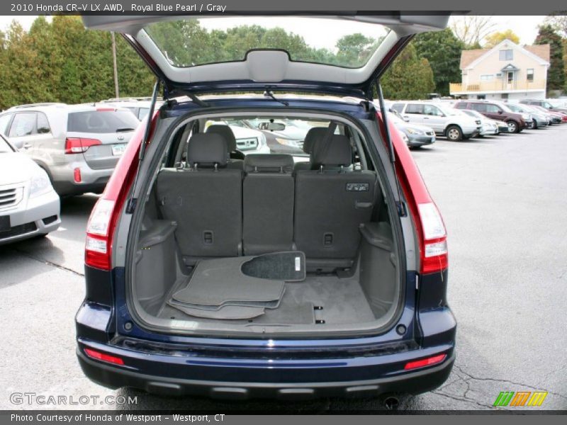 Royal Blue Pearl / Gray 2010 Honda CR-V LX AWD