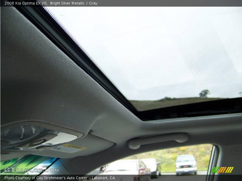 Bright Silver Metallic / Gray 2008 Kia Optima EX V6