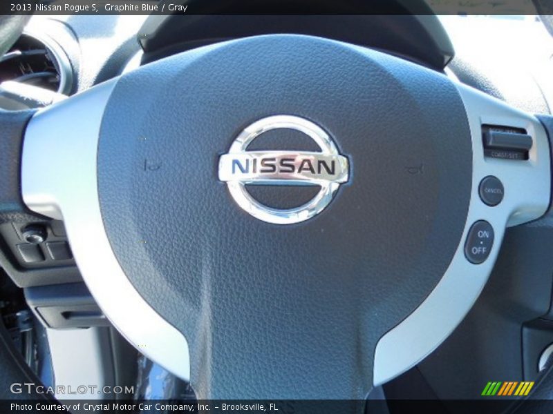Graphite Blue / Gray 2013 Nissan Rogue S