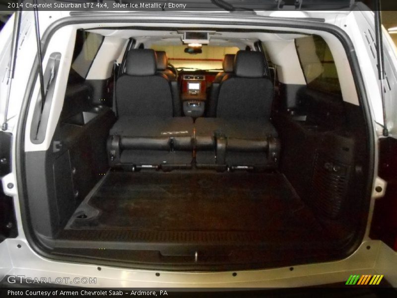 Silver Ice Metallic / Ebony 2014 Chevrolet Suburban LTZ 4x4