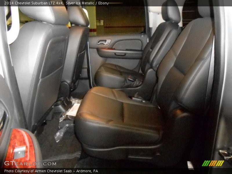 Silver Ice Metallic / Ebony 2014 Chevrolet Suburban LTZ 4x4