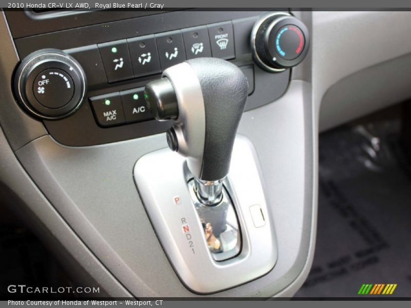 Royal Blue Pearl / Gray 2010 Honda CR-V LX AWD