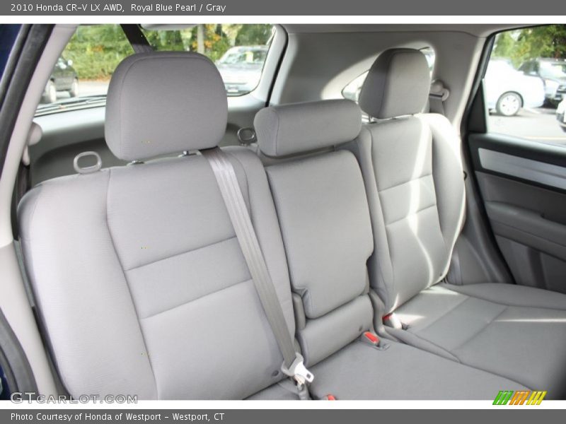 Royal Blue Pearl / Gray 2010 Honda CR-V LX AWD