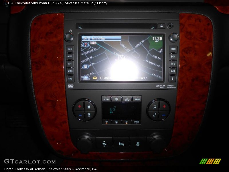 Silver Ice Metallic / Ebony 2014 Chevrolet Suburban LTZ 4x4