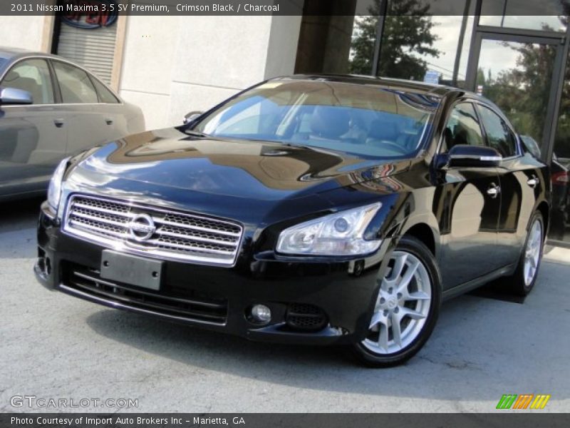 Crimson Black / Charcoal 2011 Nissan Maxima 3.5 SV Premium