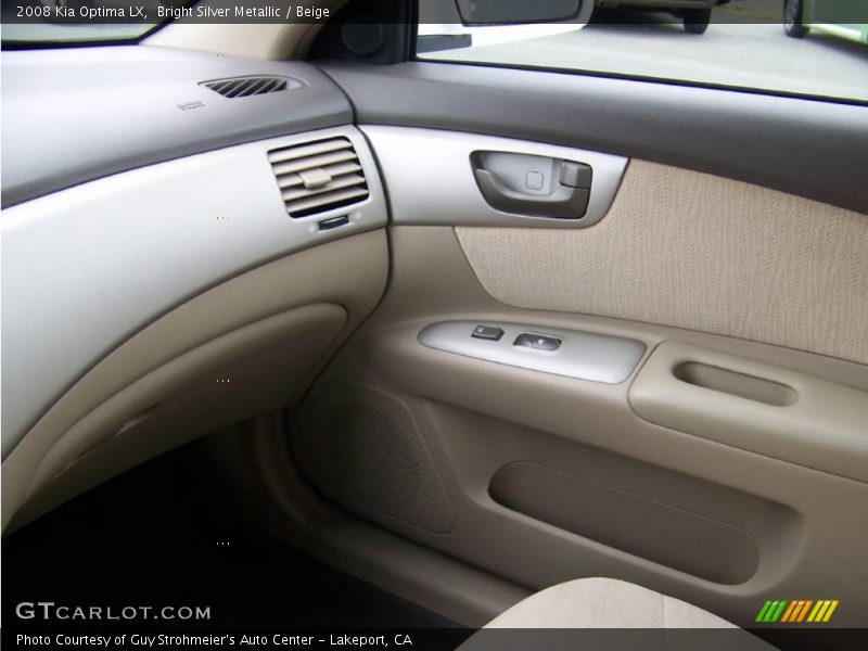 Bright Silver Metallic / Beige 2008 Kia Optima LX