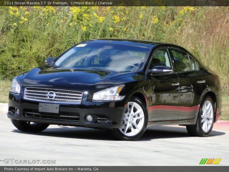 Crimson Black / Charcoal 2011 Nissan Maxima 3.5 SV Premium