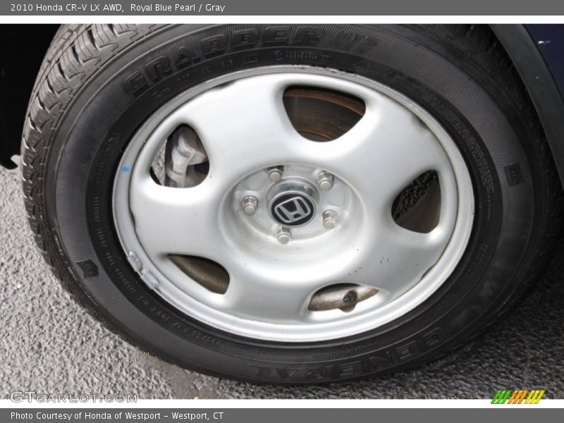 Royal Blue Pearl / Gray 2010 Honda CR-V LX AWD