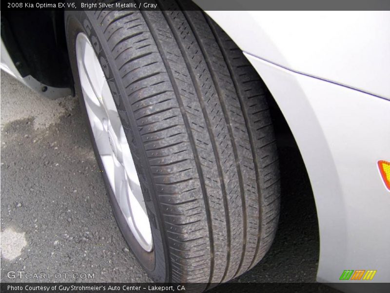 Bright Silver Metallic / Gray 2008 Kia Optima EX V6