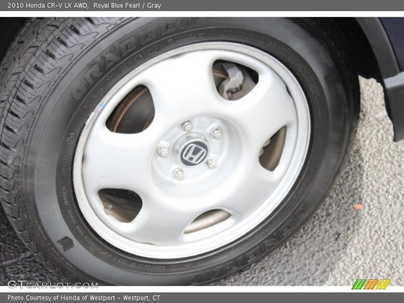 Royal Blue Pearl / Gray 2010 Honda CR-V LX AWD