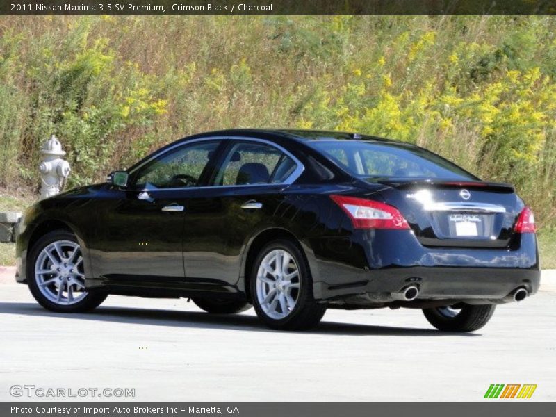 Crimson Black / Charcoal 2011 Nissan Maxima 3.5 SV Premium