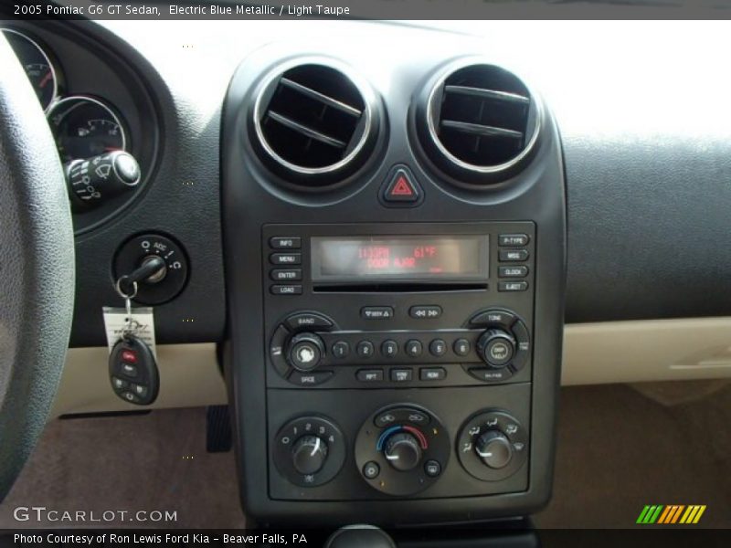 Electric Blue Metallic / Light Taupe 2005 Pontiac G6 GT Sedan