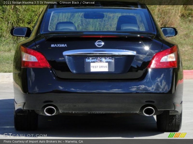 Crimson Black / Charcoal 2011 Nissan Maxima 3.5 SV Premium