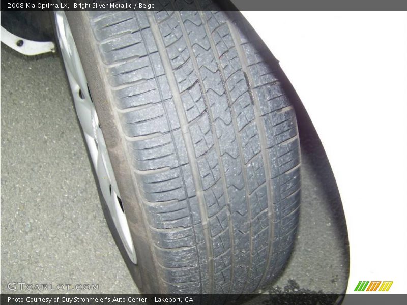Bright Silver Metallic / Beige 2008 Kia Optima LX
