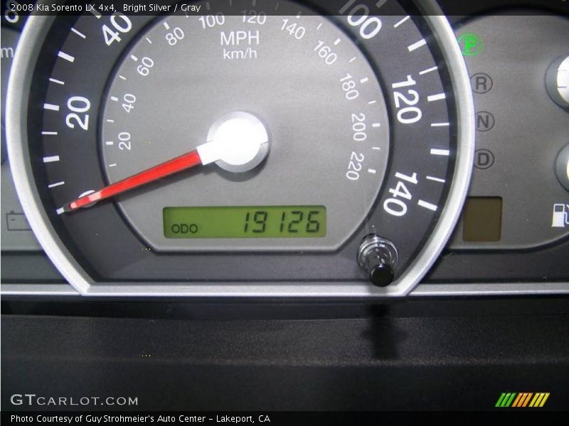 Bright Silver / Gray 2008 Kia Sorento LX 4x4