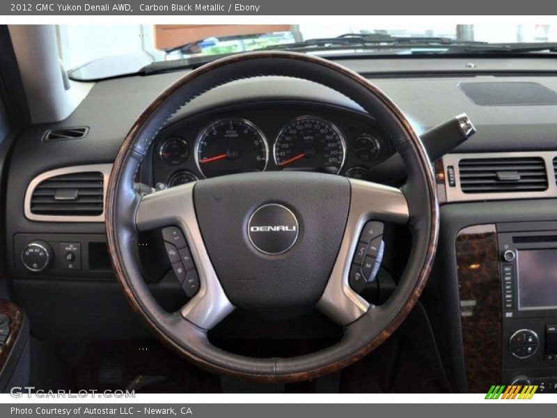 Carbon Black Metallic / Ebony 2012 GMC Yukon Denali AWD