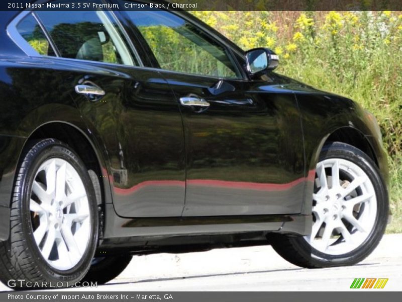 Crimson Black / Charcoal 2011 Nissan Maxima 3.5 SV Premium