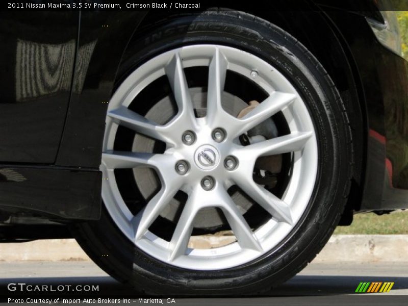Crimson Black / Charcoal 2011 Nissan Maxima 3.5 SV Premium