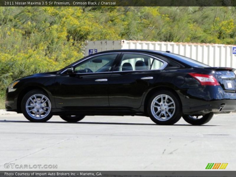 Crimson Black / Charcoal 2011 Nissan Maxima 3.5 SV Premium