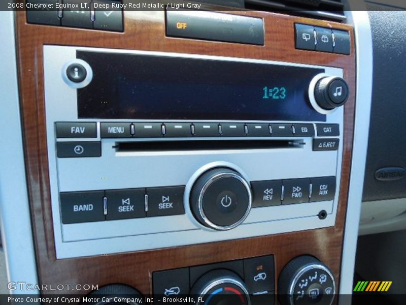 Deep Ruby Red Metallic / Light Gray 2008 Chevrolet Equinox LT