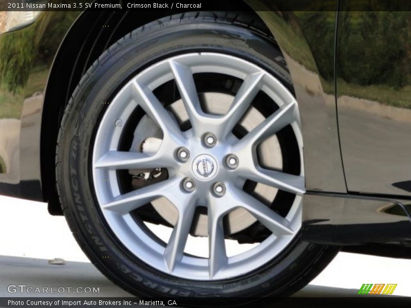Crimson Black / Charcoal 2011 Nissan Maxima 3.5 SV Premium