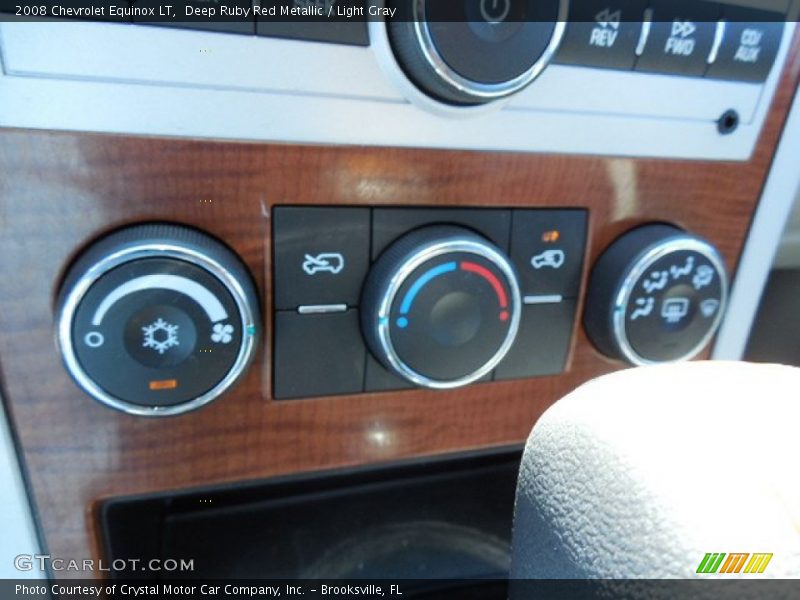 Deep Ruby Red Metallic / Light Gray 2008 Chevrolet Equinox LT