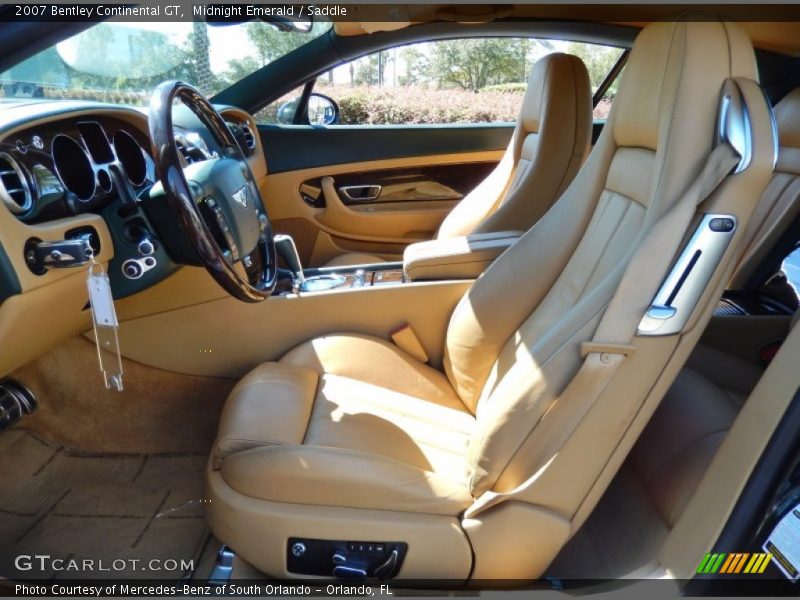 Front Seat of 2007 Continental GT 