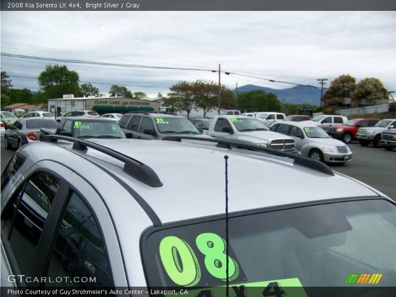 Bright Silver / Gray 2008 Kia Sorento LX 4x4