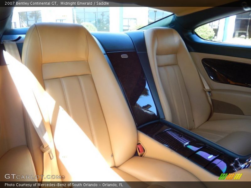 Rear Seat of 2007 Continental GT 