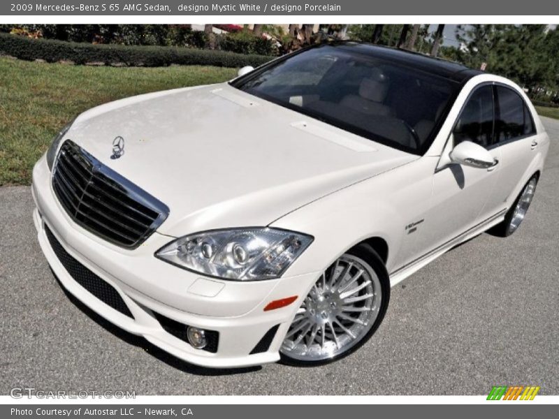 designo Mystic White / designo Porcelain 2009 Mercedes-Benz S 65 AMG Sedan
