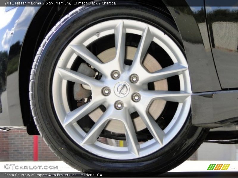 Crimson Black / Charcoal 2011 Nissan Maxima 3.5 SV Premium