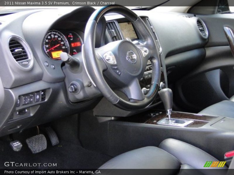 Crimson Black / Charcoal 2011 Nissan Maxima 3.5 SV Premium