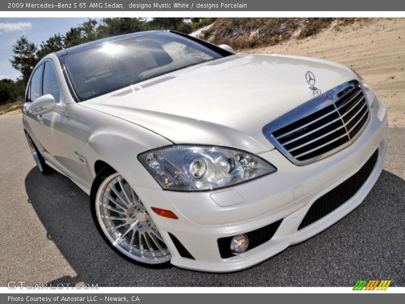 designo Mystic White / designo Porcelain 2009 Mercedes-Benz S 65 AMG Sedan